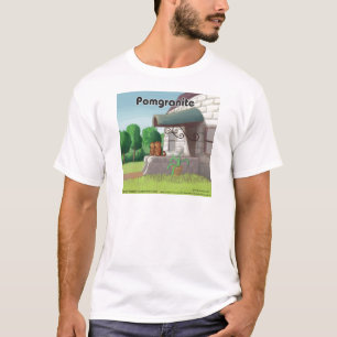 Rolig Pomeranian På Granit (Pomegranit) Tee