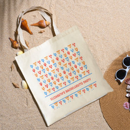 Rolig poolparty med personlig svensexa-svimmare tygkasse