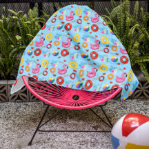 Rolig poolparty swimming mönster