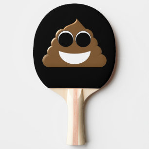 Rolig Poop Emoji Pingisracket