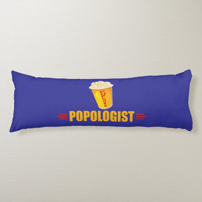 Rolig Popcorn Älskare Kroppskudde (Framsidan)