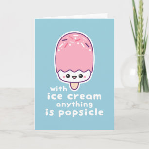 Rolig Popsiclevits Kort
