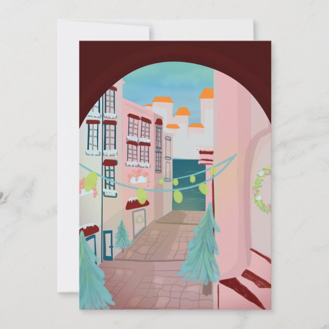 Rolig portugisisk God Jul  Julkort (Framsida)