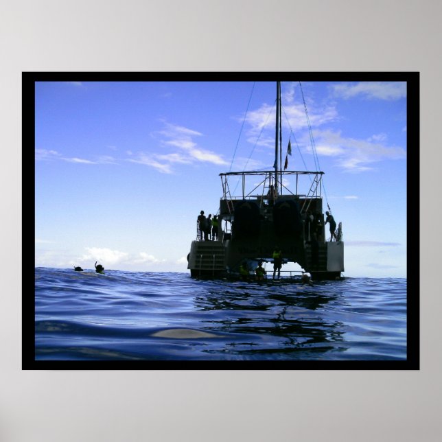Rolig Poster på Havet (Framsidan)