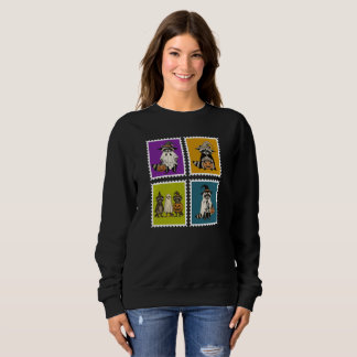 rolig poststämpel Halloween tvättbjörn T Shirt