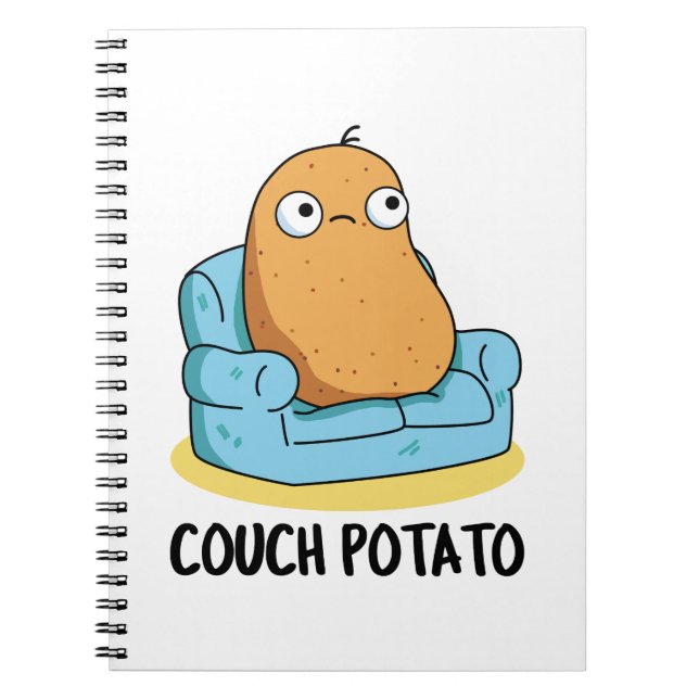 Rolig Potatisskämt Potatis Puns  Anteckningsbok (Framsidan)