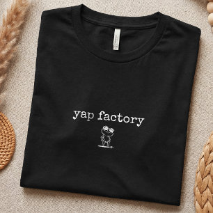 Rolig Pratsam Yapp Humor Enkel T Shirt