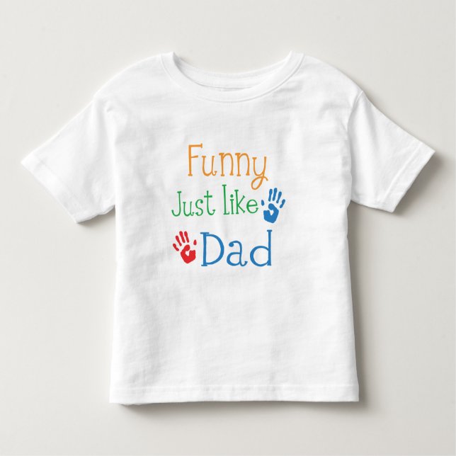Rolig precis lik pappa t-shirt (Framsida)