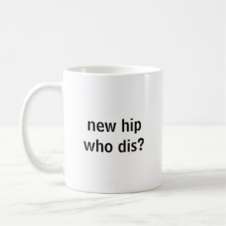 Rolig present för återhämtning efter höftledsprote kaffemugg