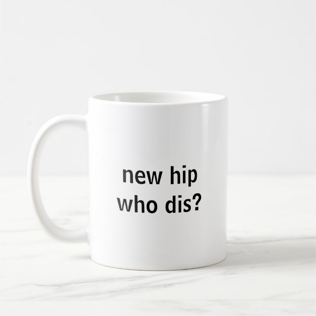 Rolig present för återhämtning efter höftledsprote kaffemugg (Vänster)