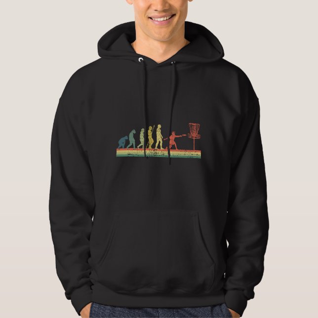 Rolig present för discgolf hoodie (Framsida)
