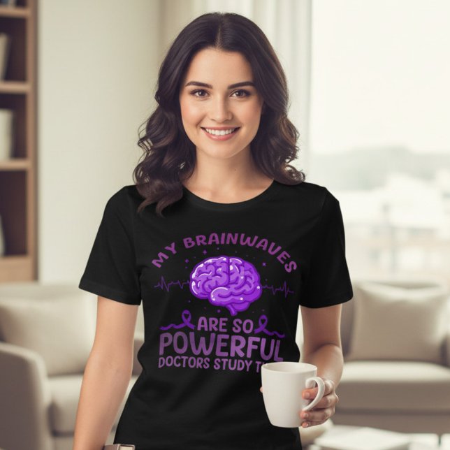 Rolig present för epilepsimedvetenhet t shirt (Skapare uppladdad)
