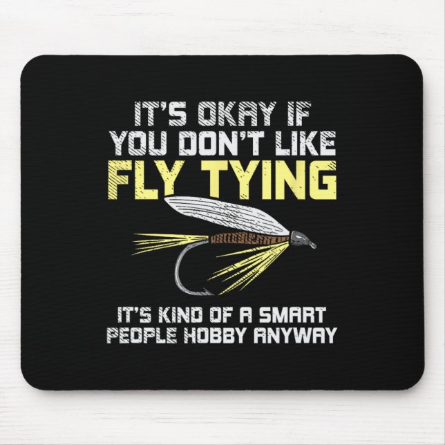 Rolig present för flugfiske musmatta (Framsidan)