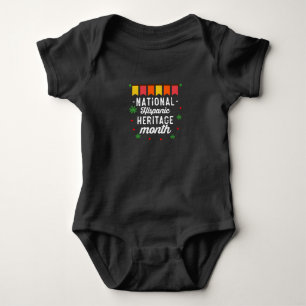 Rolig present för nationella hispanikers kulturarv t shirt