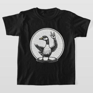 Rolig present med djurmusik Cool Goose Rockdance T Shirt