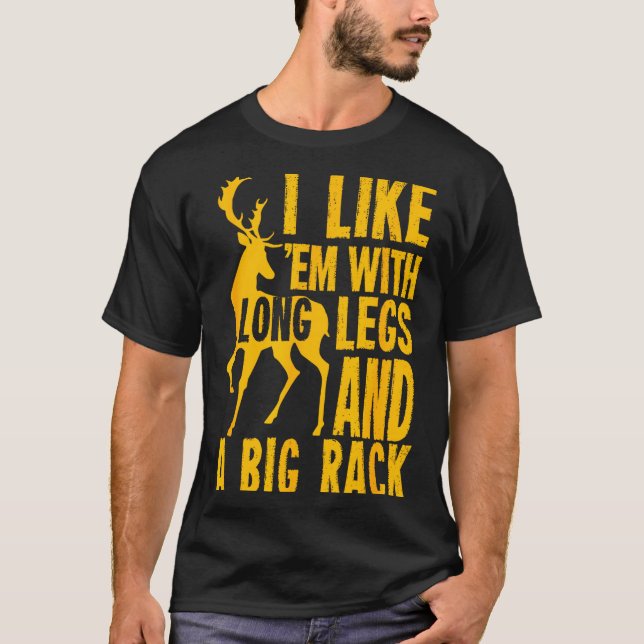 Rolig present med jaktcitat för jägare  t shirt (Framsida)