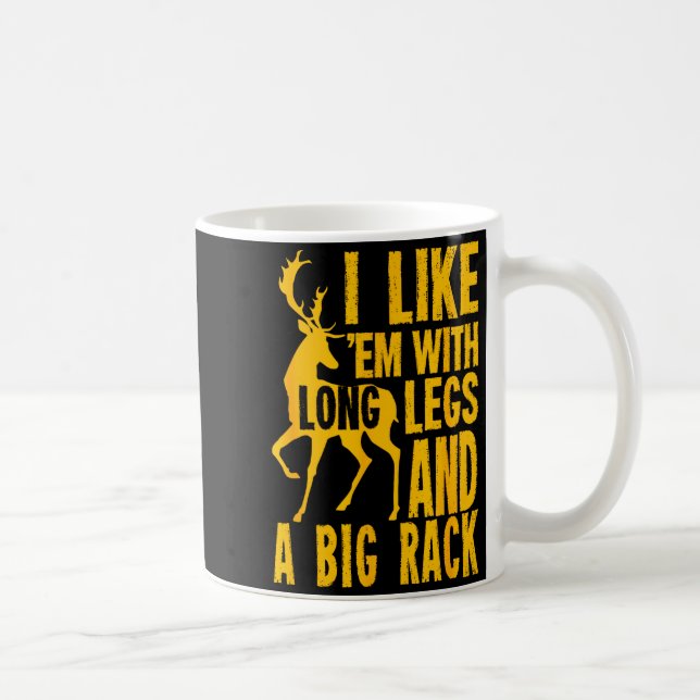 Rolig present med vildmarkscitat för jägare  kaffemugg (Höger)