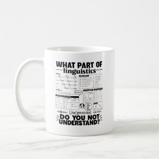 Rolig present om lingvistik till talterapeut kaffemugg