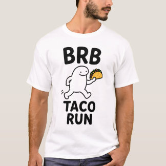 Rolig present till älskare av tacos med rolig figu t shirt