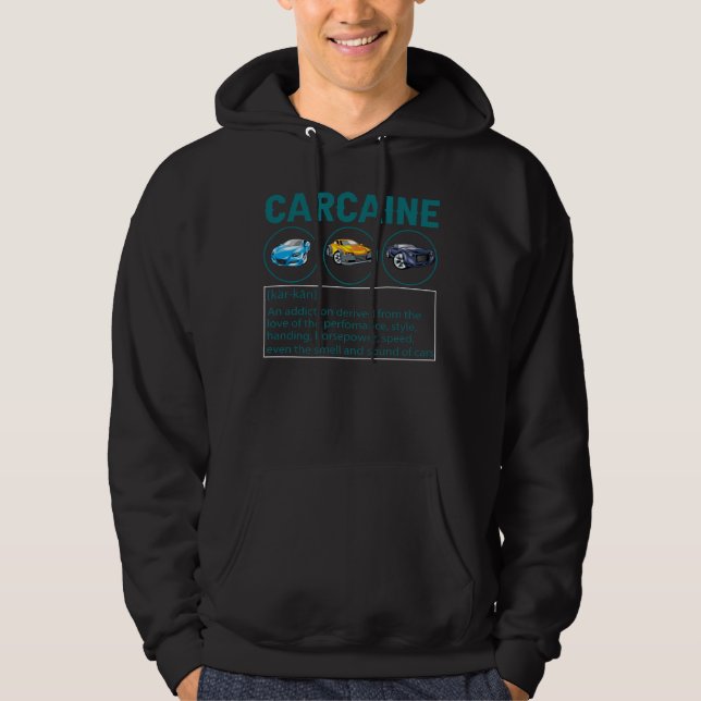 Rolig present till bilkillen - BILJUNKIE Definitio Hoodie (Framsida)