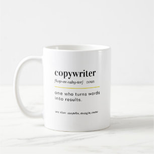 Rolig present till copywriter - Kaffemugge Kaffemugg