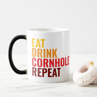 Rolig present till Cornhole-älskare med färggradie Magisk Mugg