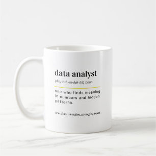 Rolig present till dataanalytiker - Kaffemug Kaffemugg