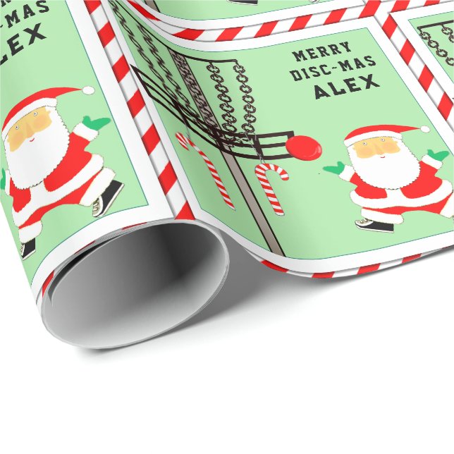 Rolig present till discgolfare presentpapper (Rullad Hörn)