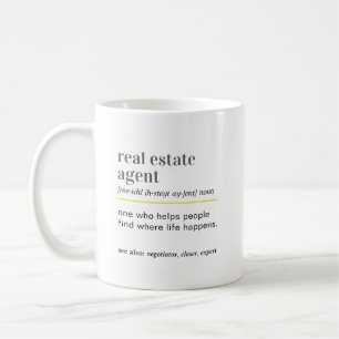 Rolig present till fastighetsmäklare definition kaffemugg