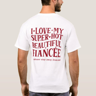 Rolig present till fästman - rolig förlovningspres t shirt