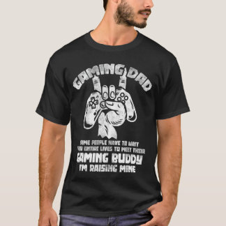 Rolig present till gamer Pappa som gillar spelande T Shirt