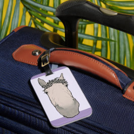 Rolig present till hästälskare Snoot Bagagebricka