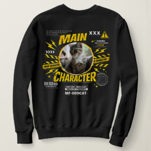 Rolig present till kattälskare med huvudkaraktär t shirt