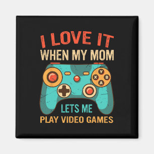 Rolig present till killar som spelar spel Konsol T Magnet