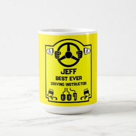 Rolig present till körläraren kaffemugg