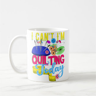 Rolig present till kvinnovävare för virkad quilt-s kaffemugg