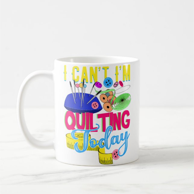 Rolig present till kvinnovävare för virkad quilt-s kaffemugg (Vänster)