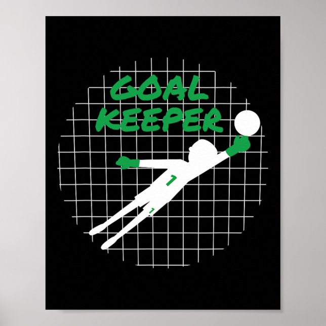 Rolig present till målvakt Tröja Frukta Målvakten  Poster (Framsidan)