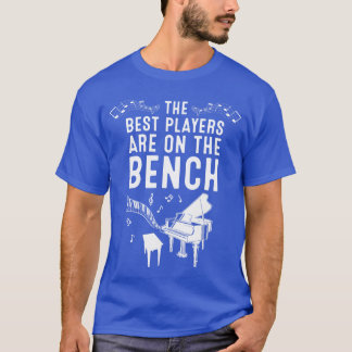 Rolig present till pianospelare för män och kvinno t shirt
