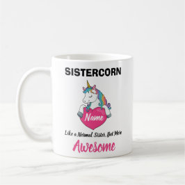 Rolig present till syster Ny födelsedagspresent Kaffemugg
