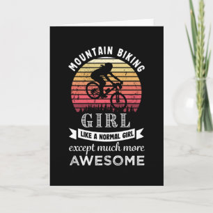 Rolig present till tjej som gillar mountainbike MT Kort