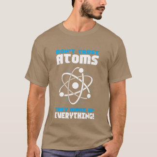 Rolig presentidé för vetenskapsatomer t shirt