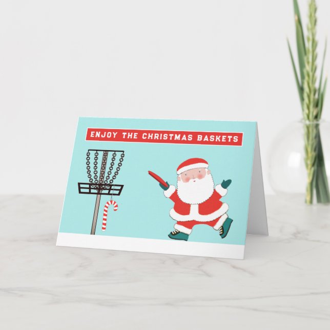 Rolig presentkort för discgolf helgkort (Framsida)