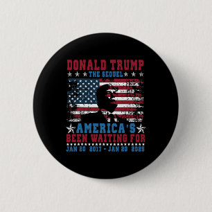 Rolig President Donald Trump Invigning Dag 2025 Knapp