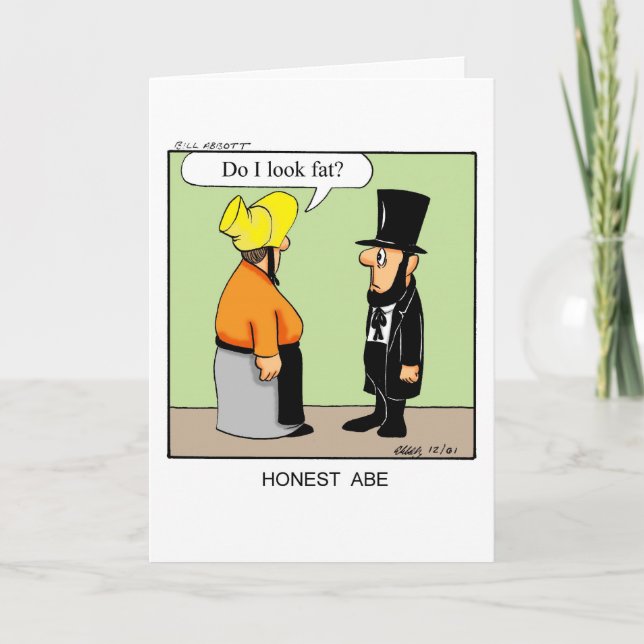 Rolig President’s Day hälsokort  Kort (Framsida)