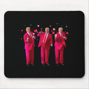 Rolig President Trump Dansar Donald Trump Hjärta V Musmatta
