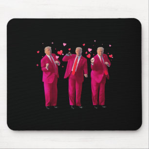 Rolig President Trump Dansar Donald Trump Hjärta V Musmatta
