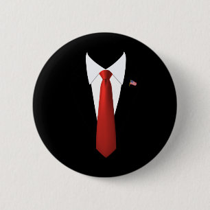 Rolig President Trump Kostym Lätt Halloween Kostym Knapp