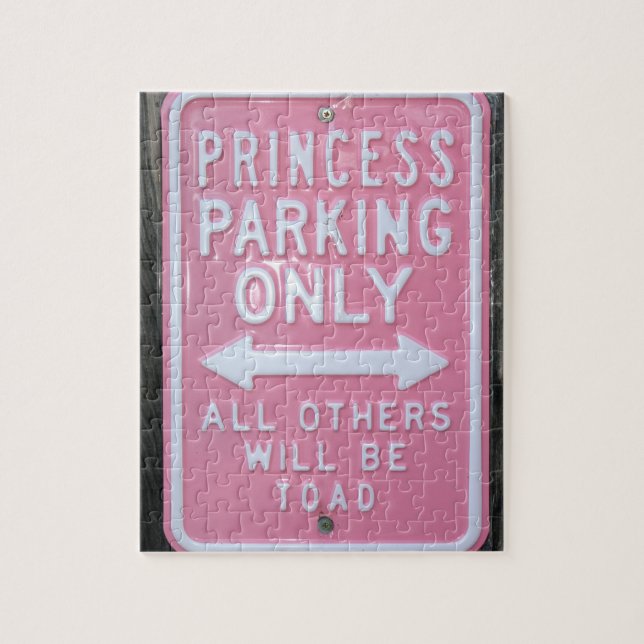 Rolig Princess Parkera Endast undertecknar Pussel (Vertikal)