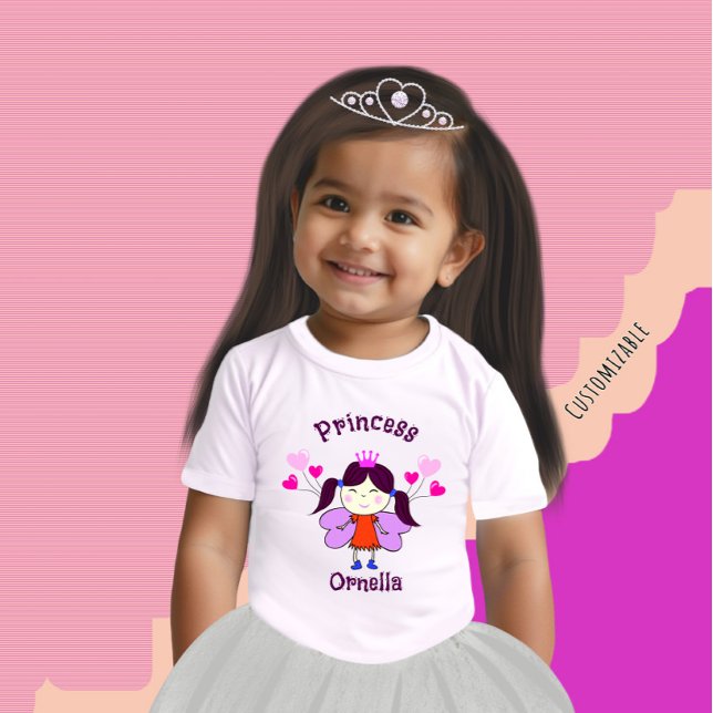 Rolig prinsessa med ballonger t shirt (Skapare uppladdad)